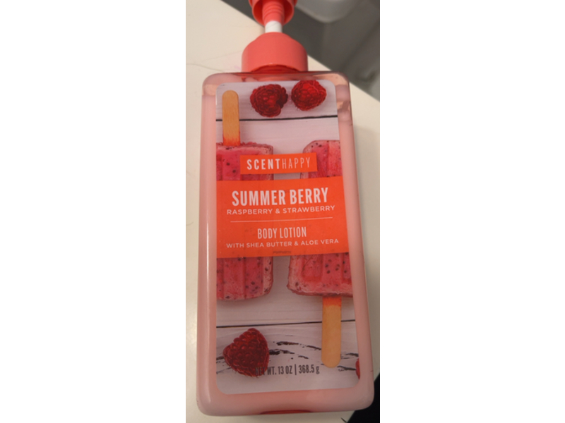 Scent Happy Body Lotion, Summer Berry, 13 oz/368.5 g
