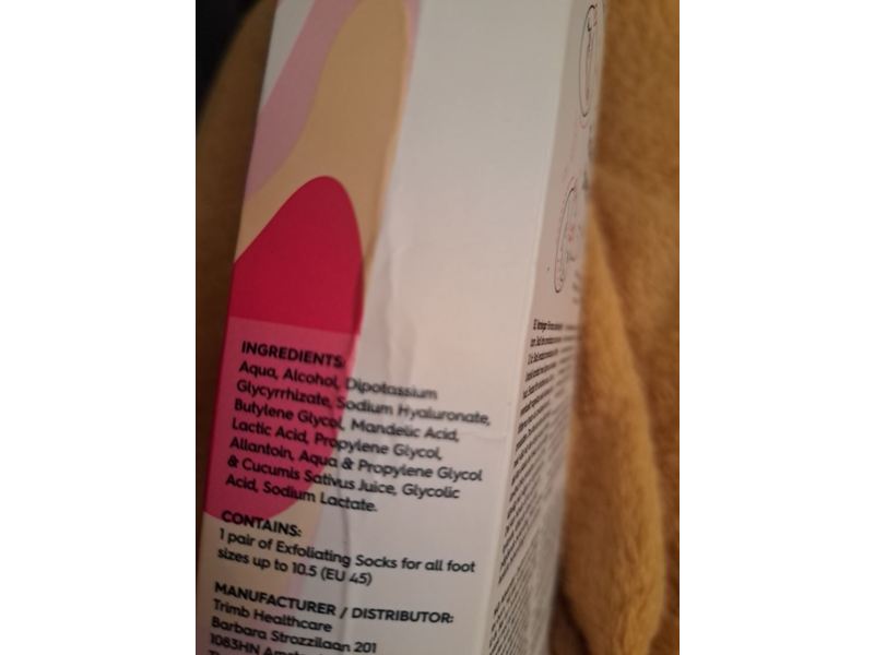 Footner Exfoliating Socks, 1 pair