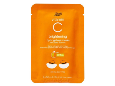 Boots Vitamin C Brightening Hydrogel Eye Mask, 0.1 oz/3 g, 1 Pair