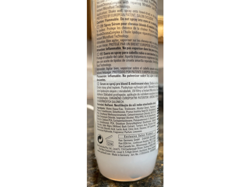 Goldwell Dualsenses Blondes & Highlights Serum Spray, 5 fl oz/150 mL