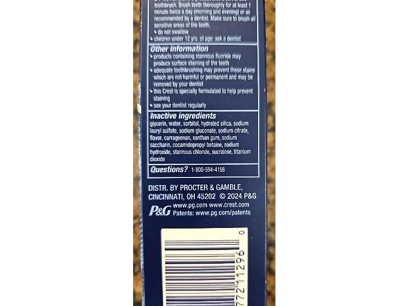 Crest Pro Health Densify Toothpaste, 5.3 oz/150 g