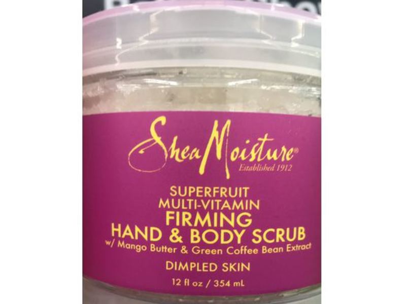 Shea Moisture Dimpled Skin Firming Hand & Body Scrub, Superfruit Multi - Vitamin, 12 fl oz/354 mL
