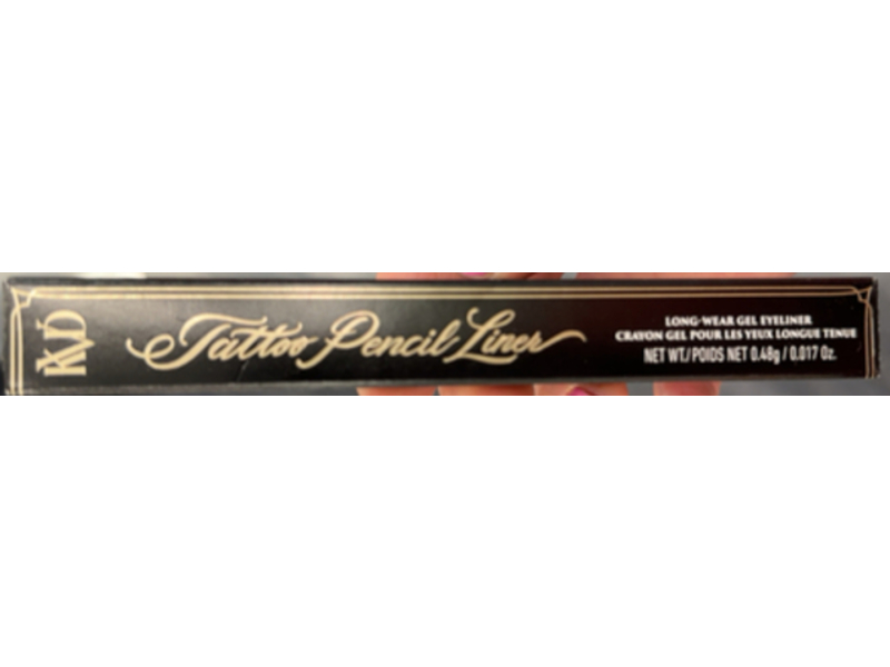 KVD Beauty Tattoo Pencil Liner Long-Wear Gel Eyeliner, Tigereye Brown, 0.017 oz/0.48 g