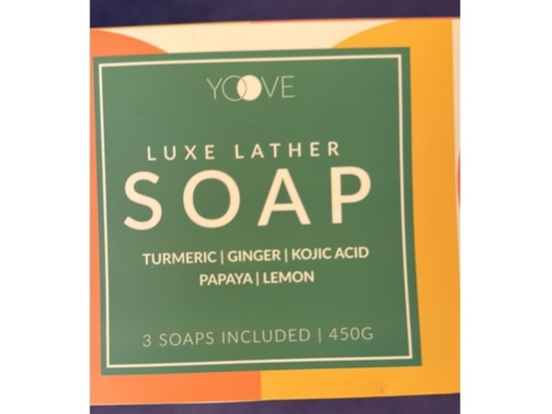 Yoove Luxe Lather Soap, 450 g, 3 Count