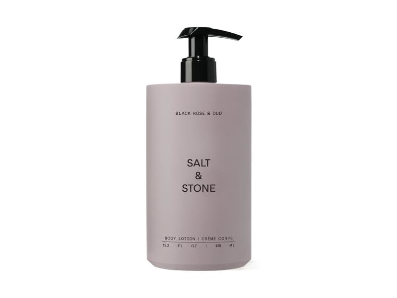 Salt & Stone Body Lotion, Black Rose & Oud, 15.2 fl oz/450 mL