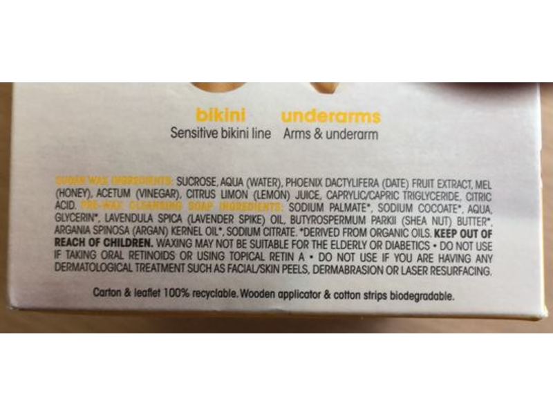 Nad's Natural Sugar Wax Kit, 6 oz/170 g