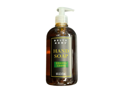 Delta Home Hand Soap, Coastal Cedar, 16 fl oz/473 mL