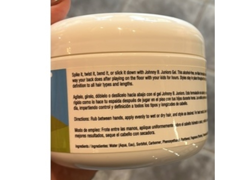 Johnny B. Juniors Hair Gel, 8 oz/227 g