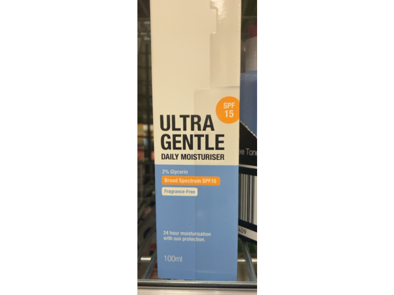 Neutrogena Ultra Gentle Daily Moisturiser, SPF15, 100 mL