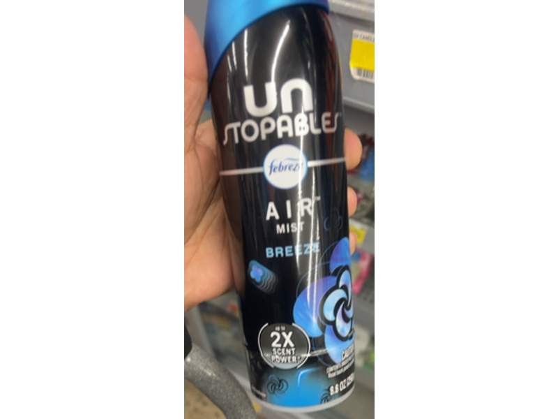 Febreze Unstopables Air Mist, Breeze, 8.8 oz/250 g