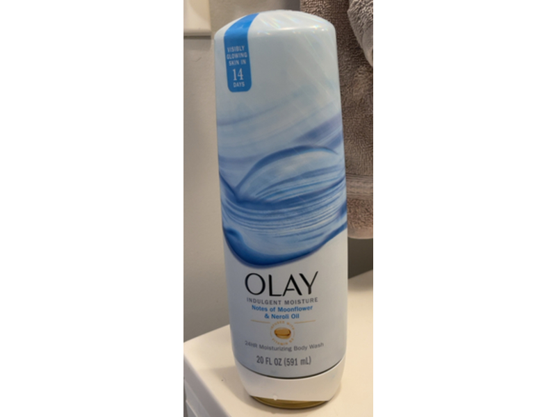 Olay Indulgent Moisturizing Body Wash, Notes Of Moonflower & Neroli Oil, 20 fl oz/591 mL
