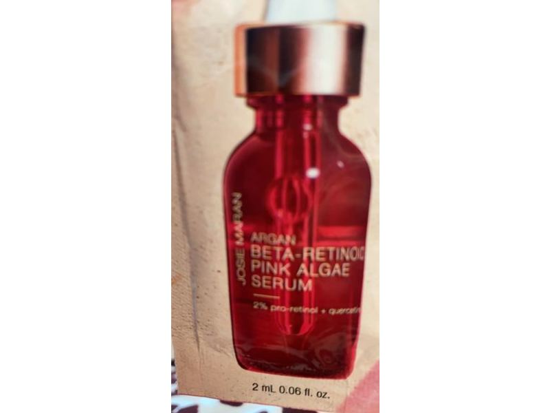 Josie Maran Argan Beta Retinol Pink Algae Serum, 0.06 fl oz/2 mL