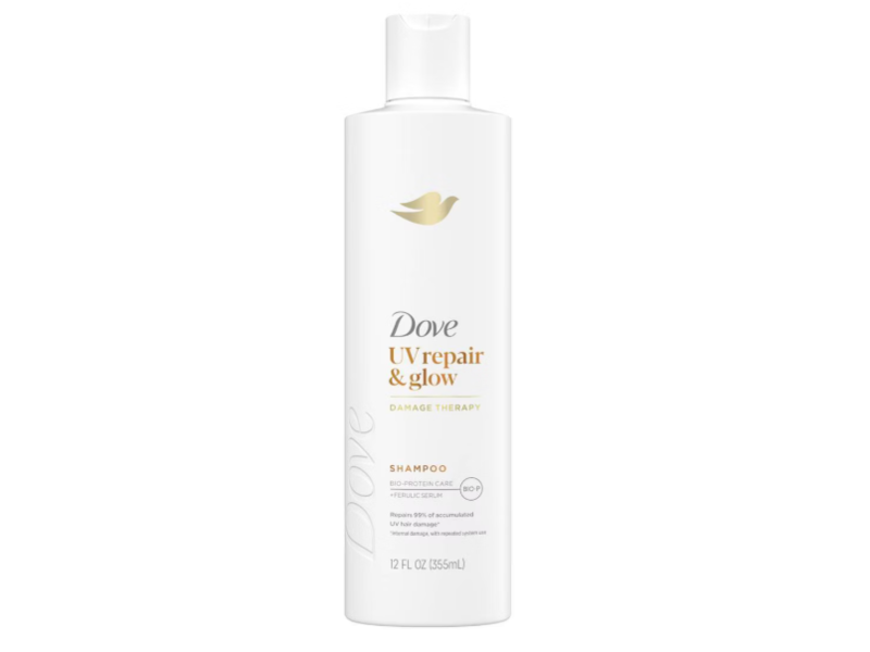 Dove UV Repair & Glow Damage Therapy Shampoo, 12 fl oz/355 mL