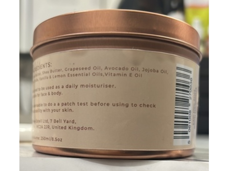 Ava Estell Summer Body Cream with Zinc oxide, 8.5 oz/250 mL