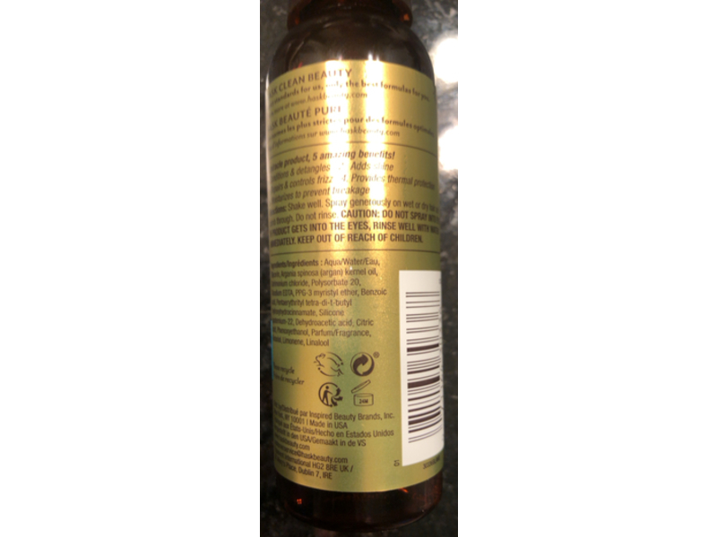 Hask Argan Oil 5-In-1 Leave-In Spray, 1.75 fl oz/52 mL