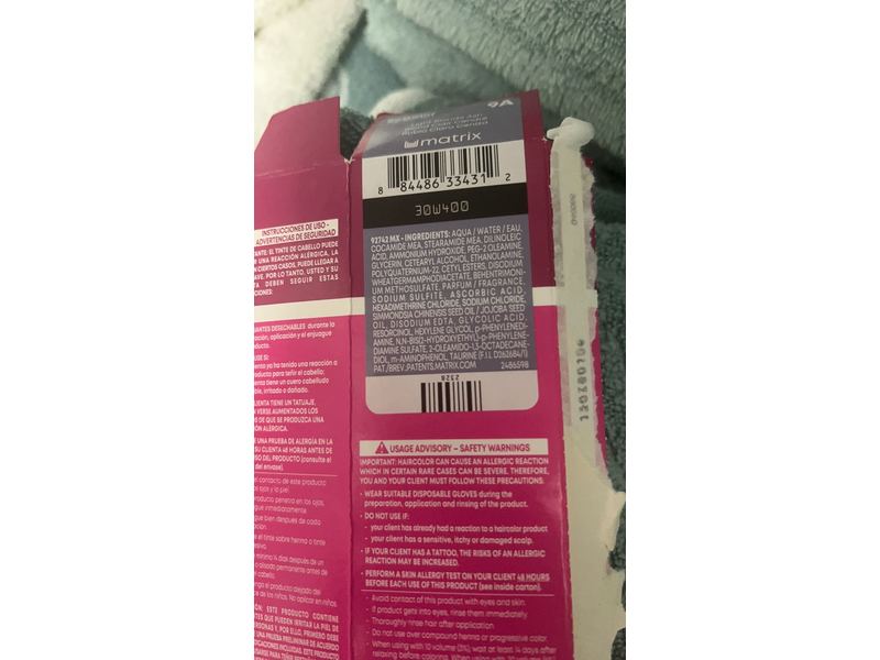 Matrix So Color Pre Bonded Permanent Hair Color, 9 A, 3 oz/85 mL, 2 Application