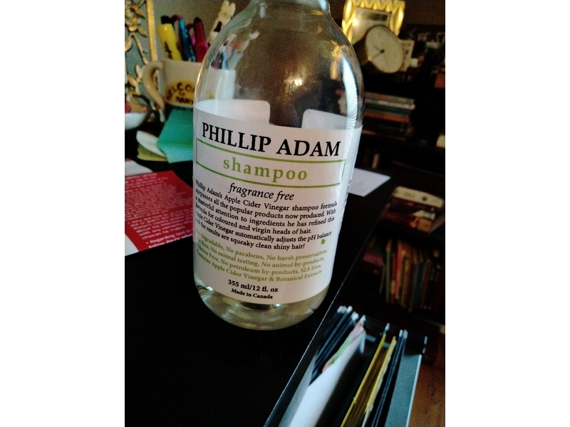 Phillip Adam Shampoo, Fragrance Free, 12 fl oz/355 mL