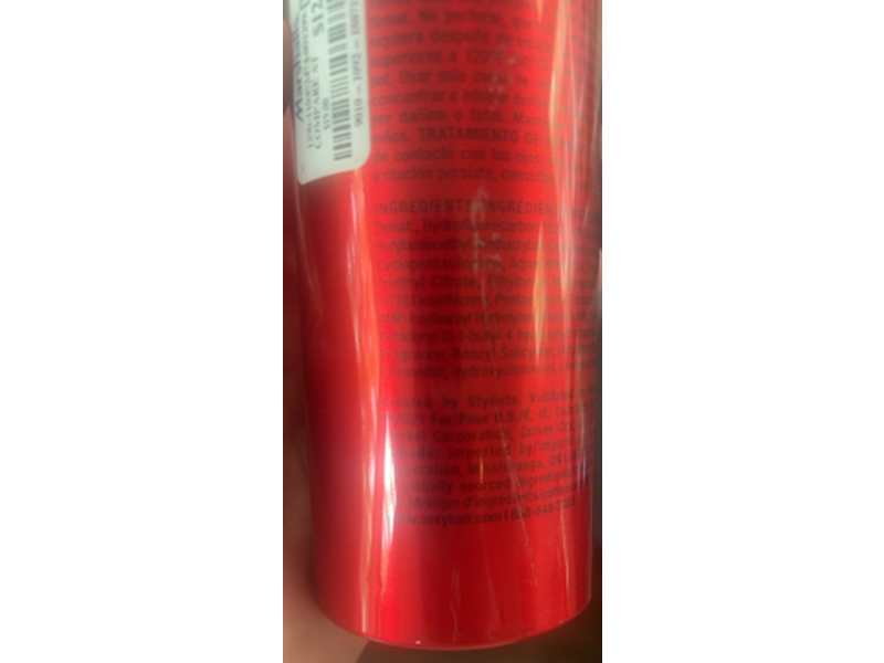 Sexy Hair Big Spray & Play Volumizing Hairspray, 10 oz