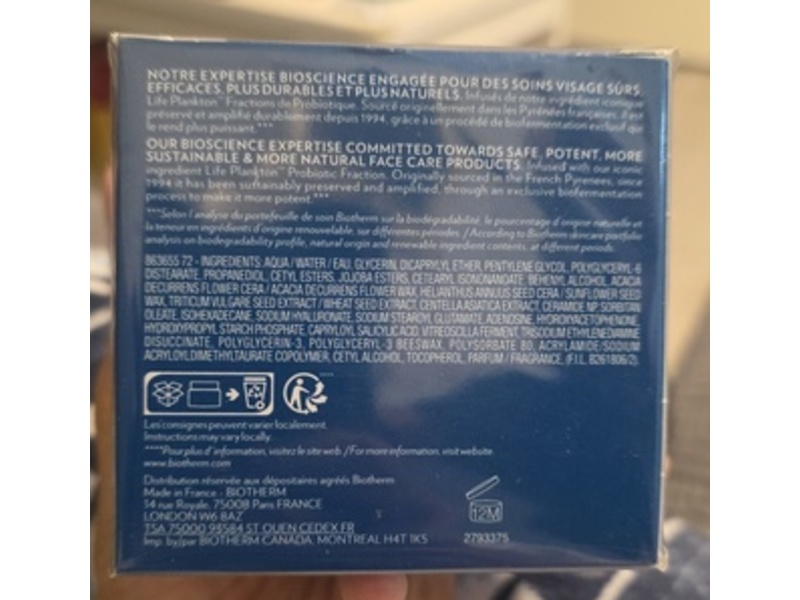 Biotherm Cera Repair Barrier Cream, 2.53 fl oz/75 mL