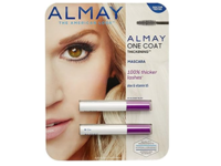 Almay One Coat Thickening Mascara, 401 Blackest Black, Aloe & Vitamin B5, 0.26 fl oz/7.7 mL - thumbnail 1