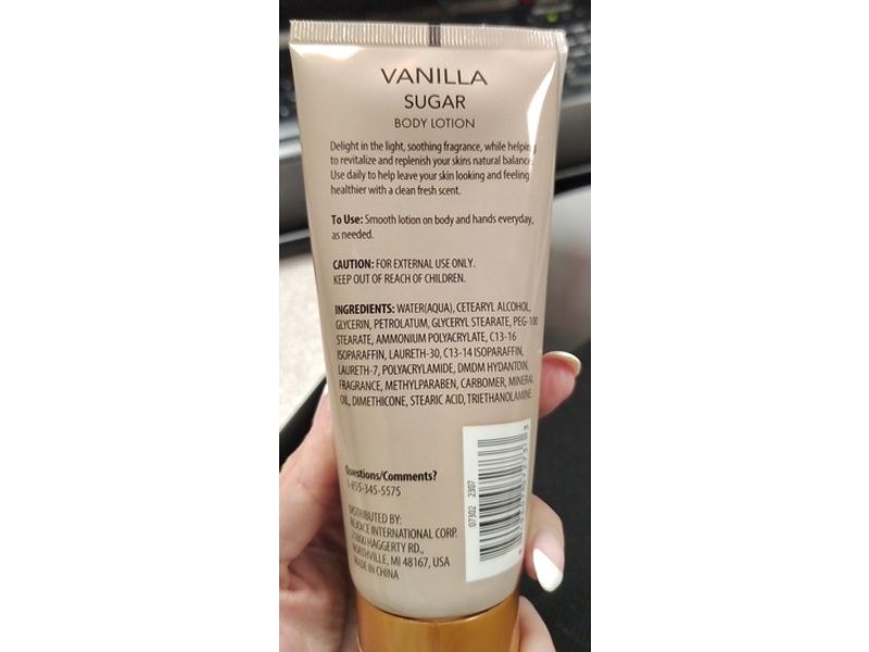 Spa Luxury Vanilla Sugar Body Lotion, 5.5 oz/156 g