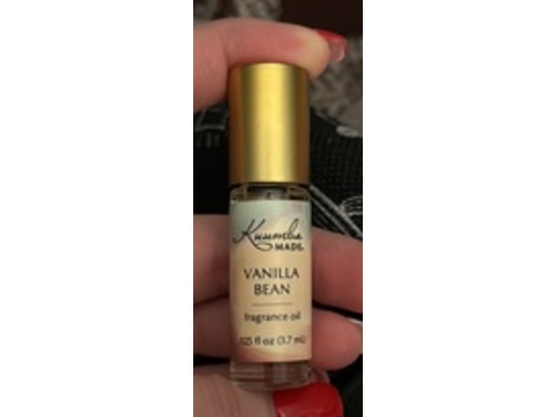 Kuumba Made Fragrance Oil, Vanilla Bean, 0.125 fl oz/3.7 mL