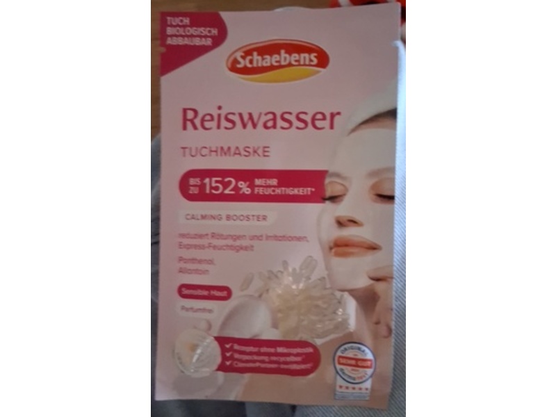 Schaebens Rice Water Sheet Mask