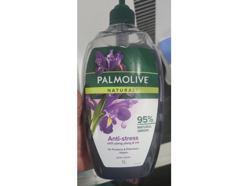 Palmolive Naturals Anti-Stress Body Wash, Ylang Ylang & Iris, 1 L