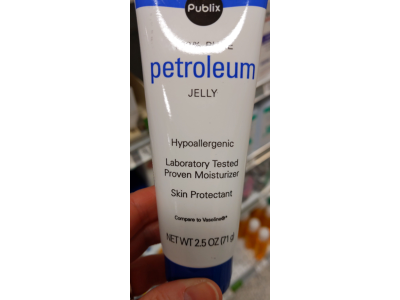 Publix 100% Pure Petroleum Jelly, Hypoallergenic, 2.5 oz/71 g