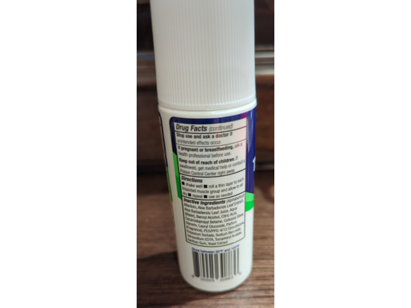 Theraworx Muscle Cramps Relief Roll-On, 2.5 fl oz/74 mL