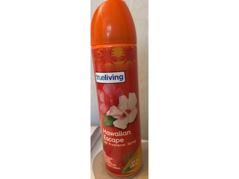 Trueliving Air Freshener Spray, Hawaiian Escape, 8 fl oz/236 mL