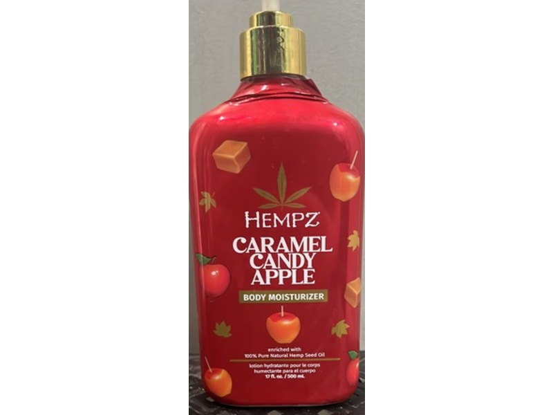Hempz Body Moisturizer, Caramel Candy Apple, 17 fl oz/500 mL