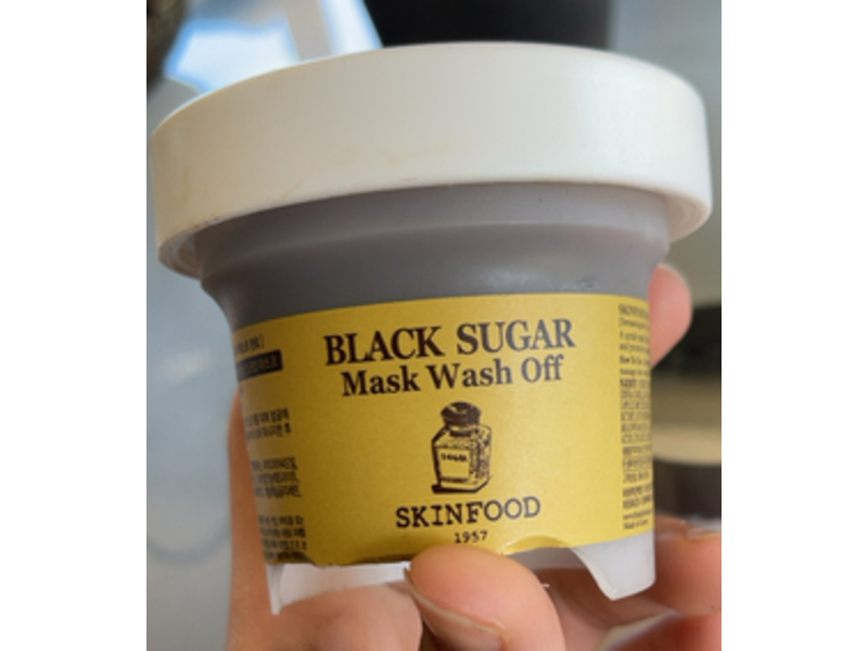Skin Food Mask Wash Off, Black Sugar, 4.23 oz/120 g