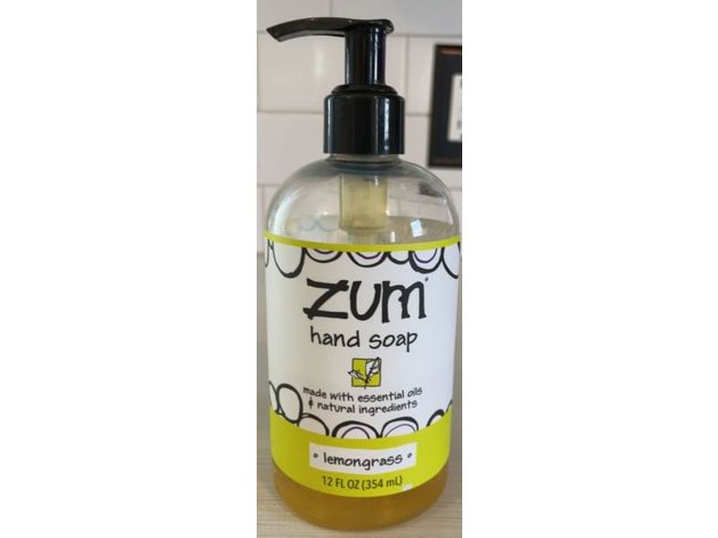 Indigo Wild Zum Hand Soap, Lemongrass, 12 fl oz/354 mL