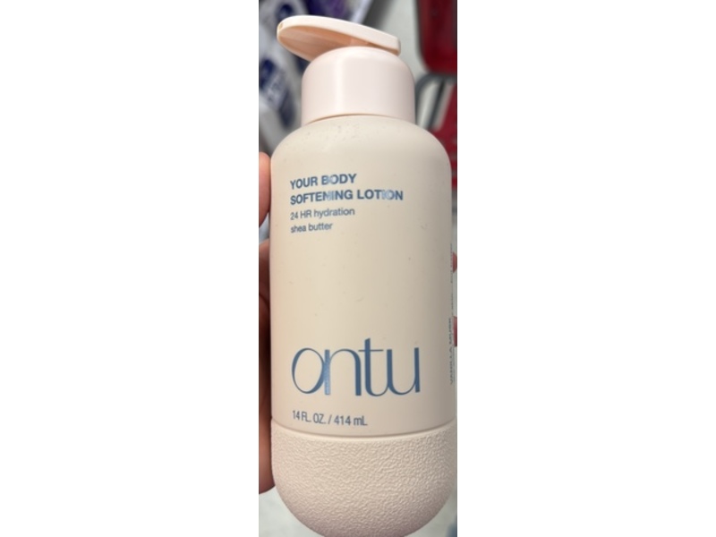 Ontu Your Body Softening Lotion, Shea Butter, 14 fl oz/414 mL