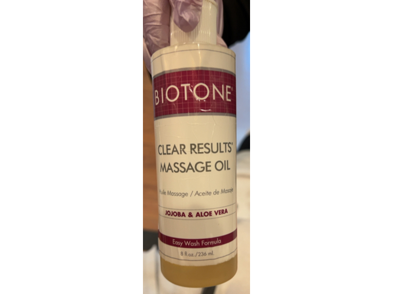 Biotone Clear Results Massage Oil, 8 fl oz/236 mL
