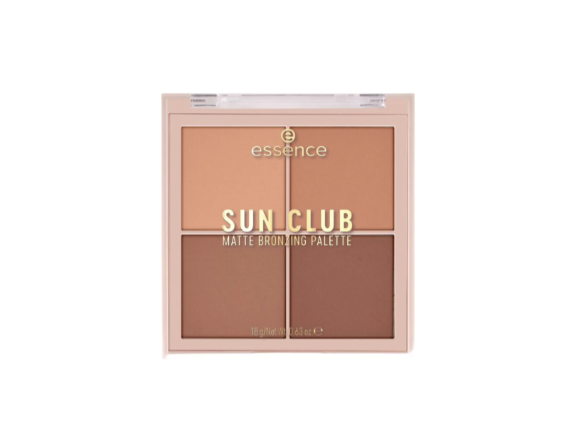 Essence Matte Bronzing Palette, Sun Club, 0.63 oz/18 g