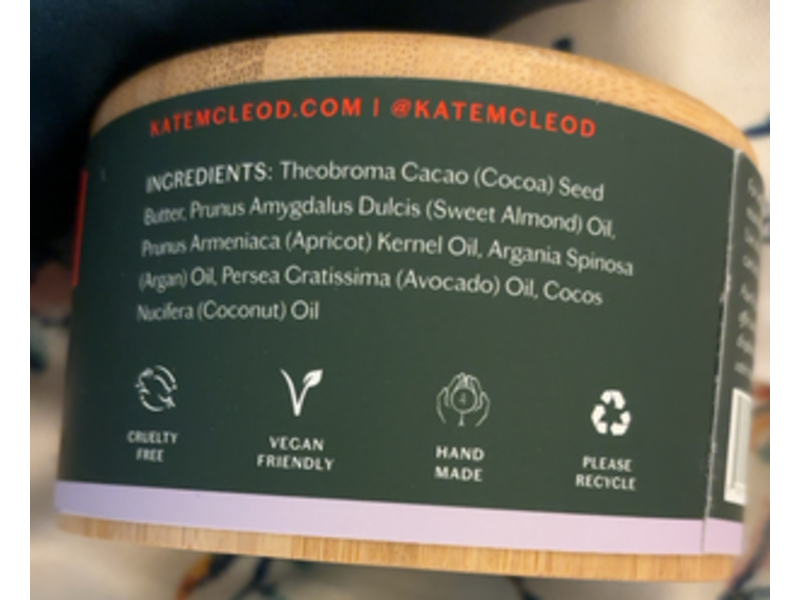 Kate Mcleod Sex Stone Body Moisturizer, Argan Oil, 3.5 oz/100 g