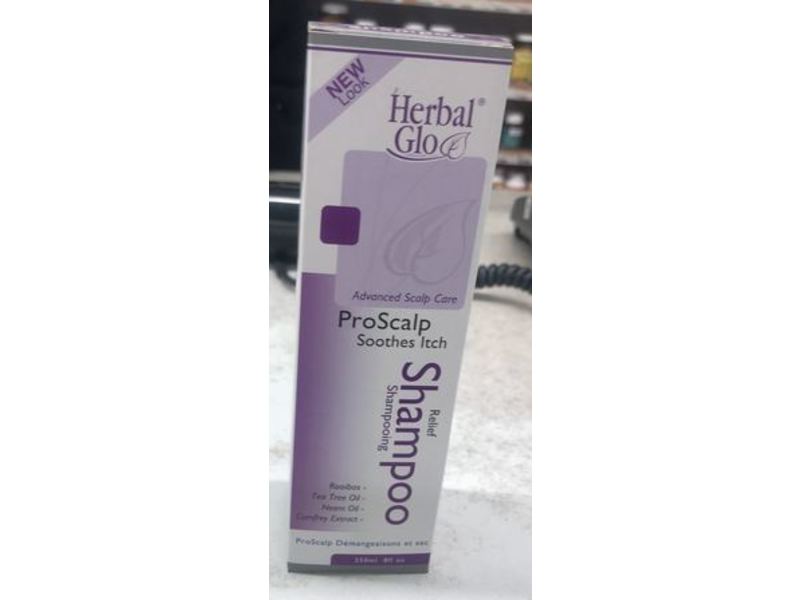 Herbal Glo Shampoo, Proscalp Soothes Itch Relief, 8 fl oz/250 mL