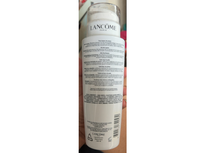 Lancome Lait Galateis Douceur Makeup Remover Milk, Papaya Extract, 13.5 fl oz/400 mL