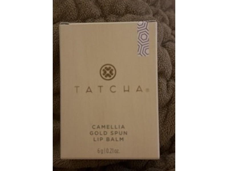 Tatcha Camellia Gold Spun Lip Balm, 0.21 oz/6 g