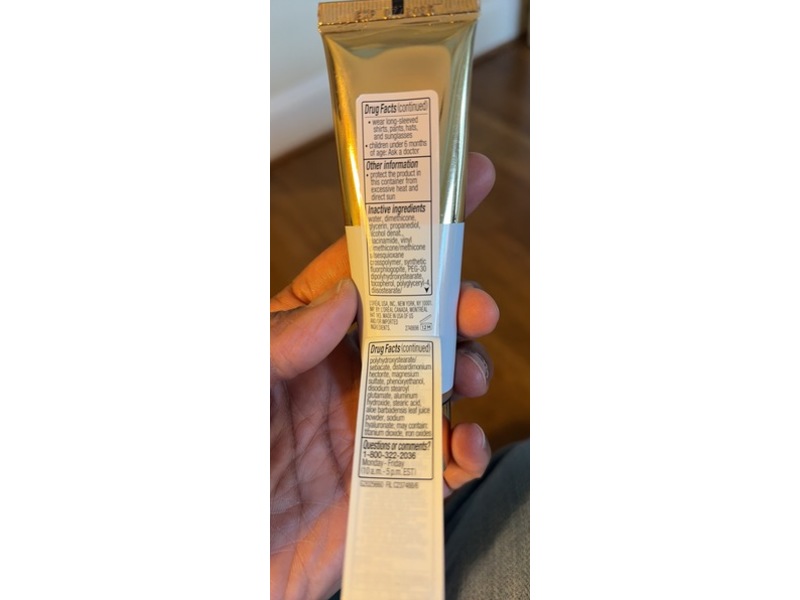 L'Oreal Paris Age Perfect Radiant Serum Sunscreen Foundation, SPF 50, 125 Cappuccino, 1 fl oz/30 mL