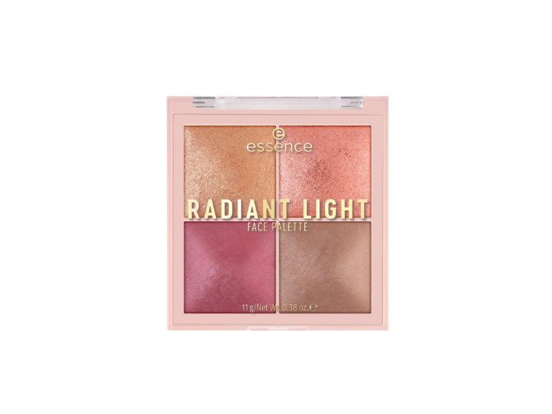 Essence Radiant Light Face Palette, 20 Signature Light, 0.38 oz/11 g