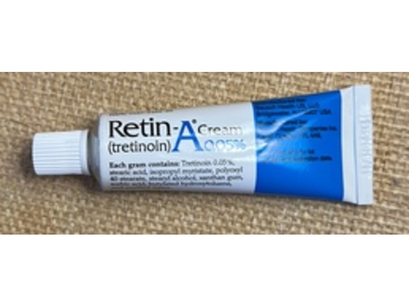 Retin-A (tretinoin) Cream 0.05%, 20 g, Bausch Health (Rx)