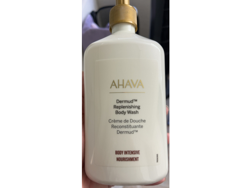 Ahava Dermud Body Intensive Nourishment Replenishing Body Wash, 13.5 fl oz/400 mL