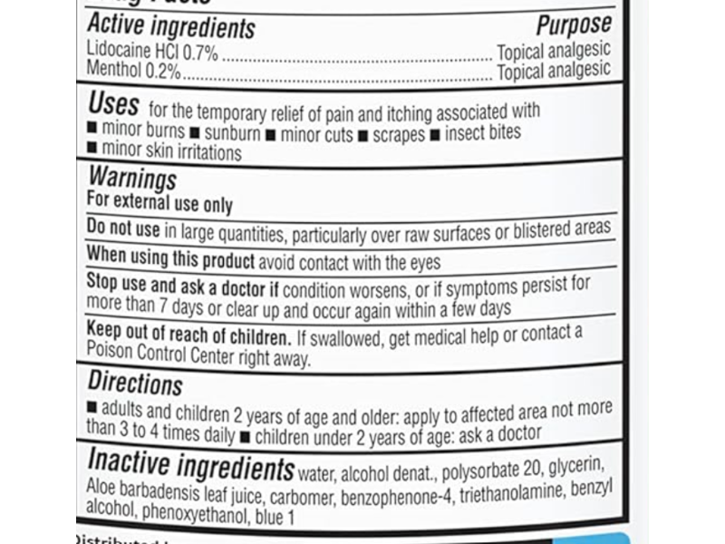 Amazon Basic After Sun Gel, Aloe, 16 fl oz/473 mL