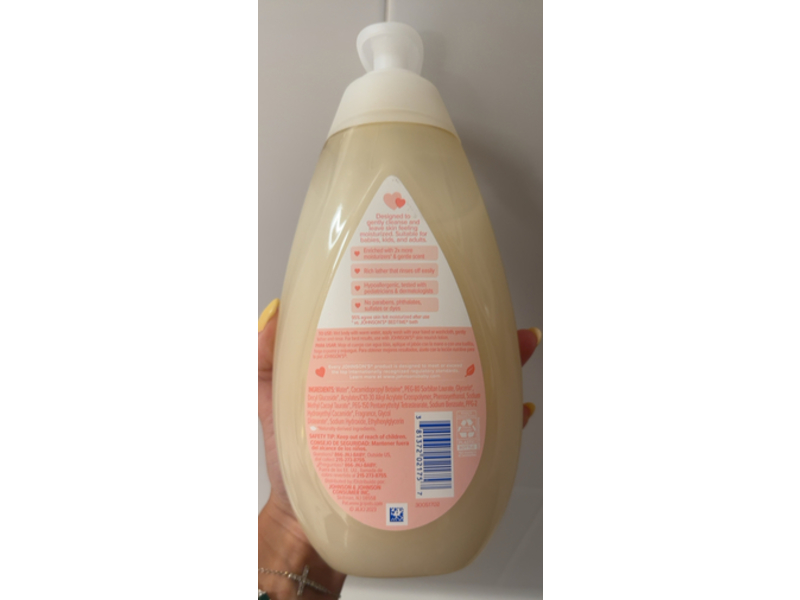 Johnson's Skin Nourish Moisture Wash, Coconut & Honeysuckle Scents, 20.3 fl oz/600 mL