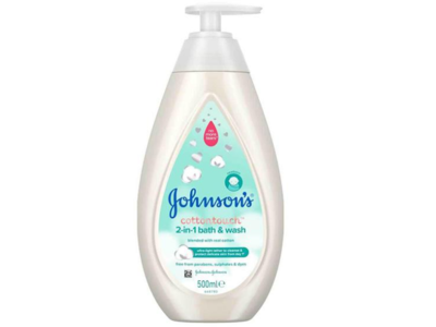 Johnson's Cotton Touch 2 In 1 Bath & Wash, 500 mL