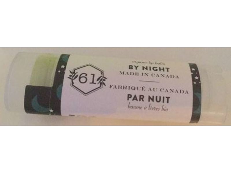 Crate 61 Organics Lip Balm, By Night, 4.3 g