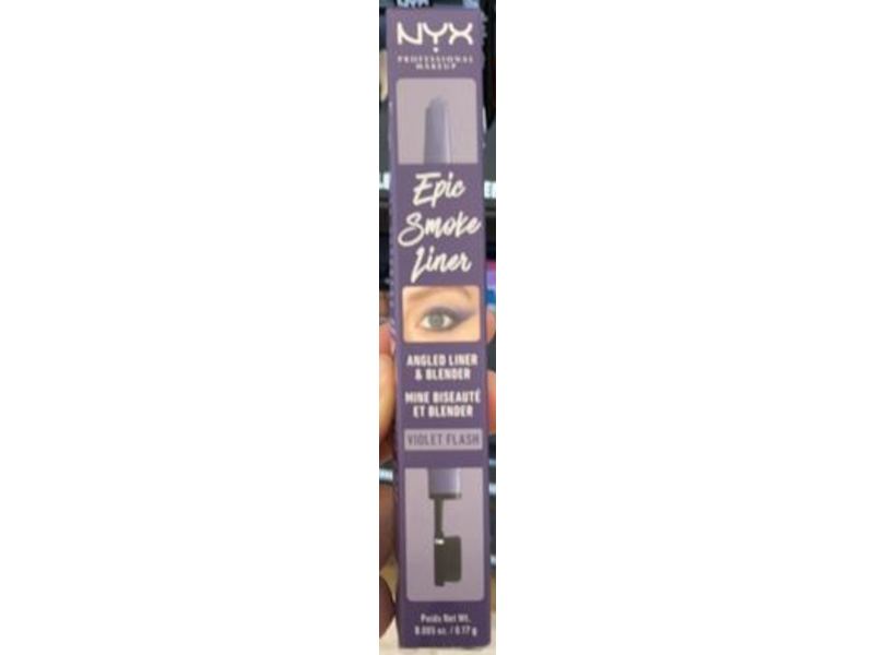 NYX Professional Makeup Epic Smoke Liner, Angled Liner & Blender, Violet Flash, 0.005 oz/0.17 g